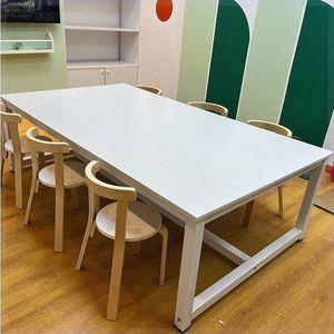 미술 학원 테이블 데스크 예술 책상 교습소 그림 미팅 학교 공부방