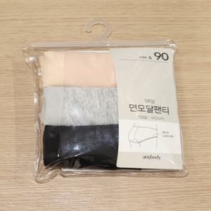 [AK플라자] [애니바디] 면모달 3매입 팬티 ANPD24A70 BE/BK/GY
