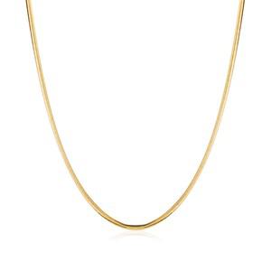 14K 글로시 2mm 스네이크 뱀줄 체인 목걸이 IRN40650