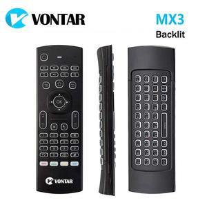 키보드 신시사이저 MX3 프로 백라이트 2.4G 무선 원격 제어 IR 학습 에어 마우스 X92 X96 안드로이드 TV