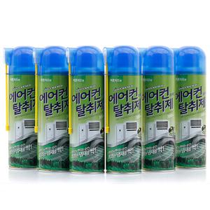산도깨비 에어컨 탈취제 X 6개 차량 필터 청소 스프레이식 제트건 강력분사