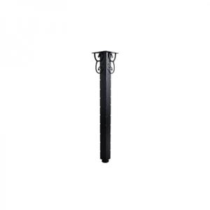 다용도 철제 사각 식탁다리 H003 흑색 길이 700mm