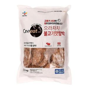 [MENP3JYR_52FA]크레잇 고기팡팡 불고기맛 함박 1.3KG