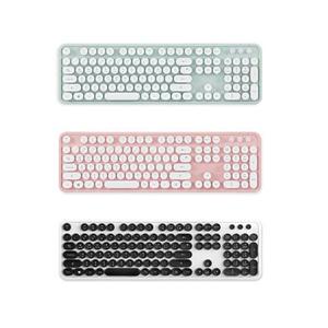 엑토 레트로 무선 키보드 원형키캡 멤브레인 KBD-48