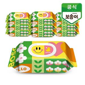 [깨끗한나라]보솜이 액션플레이 아기물티슈 캡형 70매 10개