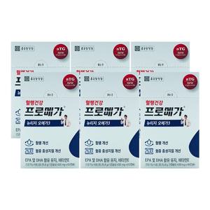 종근당건강 프로메가 뉴티지 오메가3 430mg x 60캡슐 x 6박스 /An