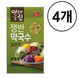 동원 면발의신 쟁반막국수 405g x4개