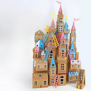 타운만들기 디자인 종이집 종이 만들기 수업 입체 MOC 중세 드림타운클래식조합