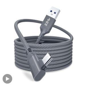 VR 용품 케이블 USB A-Type C 5M Quest2 2 링크 VR 제품   헤드셋 게임 헬멧 액세서리