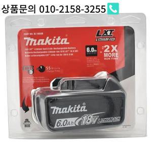 마키타 충전식 전동 공구 배터리 교체형 LED 리튬 이온 6.0Ah 18V LXT BL1860B