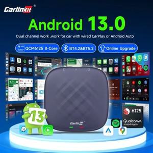 안드로이드 13 CarlinKit 안드로이드 자동  CarPlay AI TV 박스 QCM6125 SM6225 Netflix Play Store 용 8