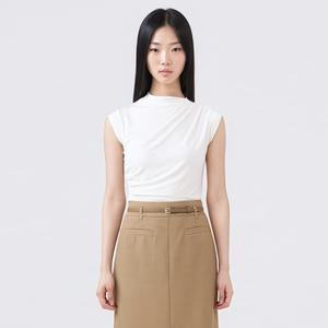 [롯데백화점]케네스레이디 투 드레이프 나시 티셔츠 (EWTSOH01)