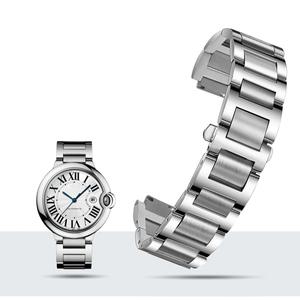 스테인레스 스틸 러그 엔드 워치 밴드 C-artier Ballon Bleu 시리즈 20*12mm 18*11mm 14*8mm W6920046 스트