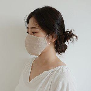 린넨 마스크 여름 얇은 천마스크 4color디자인마스크 린넨마스크 마스크 빨