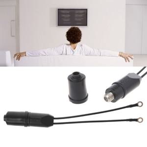 1PC TV 안테나 300 ~ 75 Ohm 동축 케이블 매칭 변압기 UHF/VHF/FM