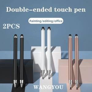 아이폰 아이패드 다기능 터치 스크린 용량성 드로잉 펜용 2-In-1 범용 모바일 태블릿 스타일러스 펜