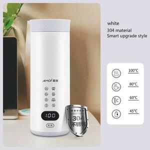 220V 건강 온수 난방 컵소형 미니 여행 절연 주전자 휴대용 스마트 전기 유물
