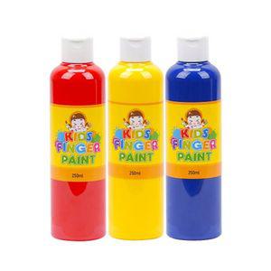 키즈 핑거페인트250ml 3색 세트아트 미술물감 손가락 어린이 영아