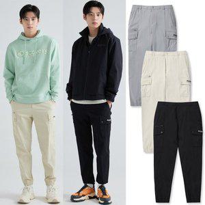 [디스커버리](강남점)[24S/S] 디스커버리 DMPT31041 남성 테이퍼드 카고조거팬츠 데일리 남자 바지 등산...