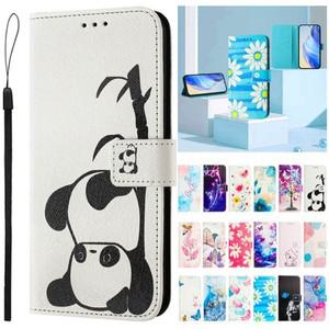 Coque Mi Poco X3 NFC X3Pro 지갑 케이스 Funda Xiaomi 14T 13T Lite Ultra Civi 3 2 페인트 만화 가죽 책