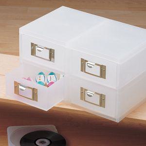 시스맥스 아이박스 MINI 4단 56009미니수납함 사무실 소품 케이스 용품 정리 액세서리보관 책상함 다용도함