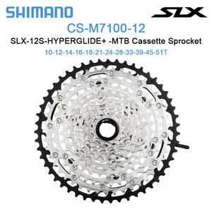 자전거 스프로킷 카세트 시마노 SLX M7100 12 단 10 51T K7 프리휠 산악 MTB 부품