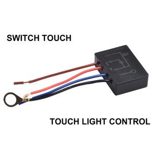 220V 터치 라이트 스위치 테이블 램프 조광기 제어 모듈 센서 EU 백열 램프와 호환 가능 LED Sconces