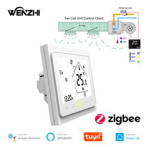 ZigBee 3.0 에어컨 컴프레서 온도조절기 선풍기 코일 유닛 디지털 온도 조절기 220V 투야 스마트 라이프 알렉사 구글