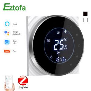 ZigBee 스마트 온도 조절기 컨트롤러 허브 물 전기 바닥 난방 가스 보일러 알렉사 구글 홈 필요