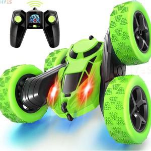 RC 스턴트 자동차 어린이 양면 플립 2.4Ghz 원격 제어 360도 회전 오프로드 Rc 드리프트 장난감 선물 소년