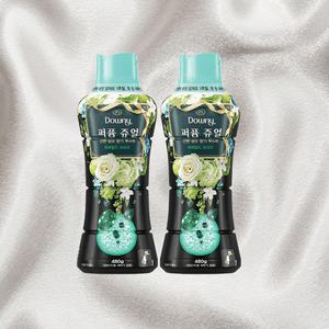 다우니고농축섬유유연제 퍼퓸쥬얼 향기부스터 에메랄드 브리즈 480g 2개