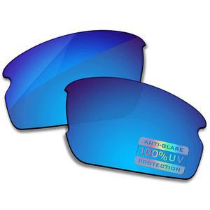Bowyer Oakley Flak 2.0 아시안 핏 OO9271 선글라스용 편광 교체 렌즈 - 서핑 블루 미러