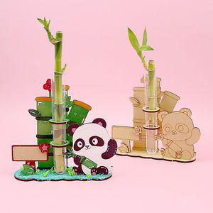 우드공예 MDF DIY- 판다 개운죽 세트 (개운죽 포함)