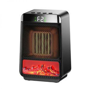 팬히터 난로 온풍기 1000W 전기 히터 휴대용 데스크탑 팬 난방 공기 송풍기 홈