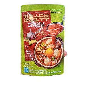 [기타]풀무원 정통 순두부 찌개 양념 140g x 3개 c28511