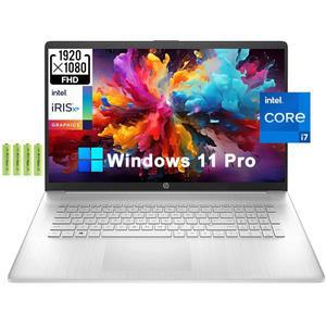 HP 17 17.3인치 FHD IPS 비즈니스 노트북 컴퓨터 12세대 인텔 10코어 i7-1255U 32GB RAM 1TB PCIE SSD 백라
