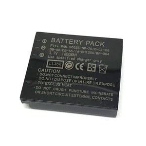 호환 LX2 배터리 FX8 충전기, NP-70 FX50, BP-DC4 FX10 D-Li106 DB-60 DB-65 BH125C 파나소닉 CGA-S005E FX3 LX3 DMC FX9 FX12 LX1