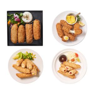[SET]치즈4종(통치즈돈까스 350G+통고구마치즈돈까스 280G+통피자돈까스 280G+통콘치즈돈까스 280G)