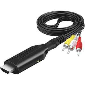 주닉스 RCA to HDMI 컨버터 AV to HDMI 스테레오 변환 1080p