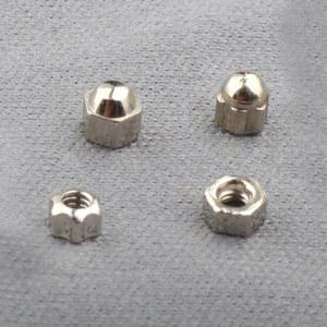 500pcs 안경 나사 매화 육각 너트 1.2mm 1.4mm 너트 캡 안경 수리 부품