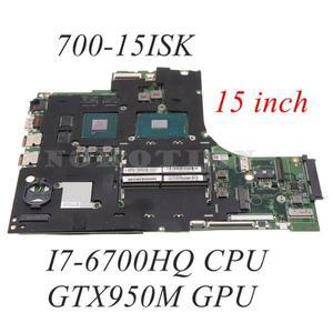 레노버 요가 PC 마더보드, I7-6700HQ CPU, GTX950M, 4g 700-15ISK, 5B20K91444, 15221-1, 448.06R01.0011