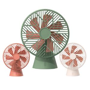 소싱 저소음 탁상용 캠핑용 무선 선풍기 USB 유무선 충전식 미니 휴대용 회전 선풍기