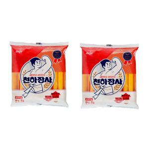 진주햄 천하장사 오리지날 소시지 504g x 2개 초등학생간식 옛날소세지 군것질거리