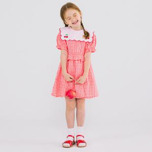 [아이러브제이] 뎃츠 체리 스칼럽 원피스 JWUOP03