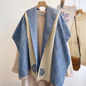 디자이너 스카프 여성 겨울 목도리 및 랩 Hijab 두꺼운 담요 긴 Pashmina Echarpe Neckerchief Bufanda
