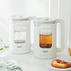 [오쿠] LED 유리주전자 전기포트 1.5L 화이트,베이지