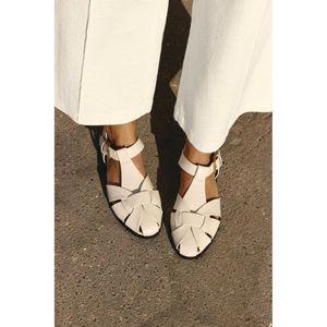[정품] 자라 구두 데일리 워커 출근 ZARA 브레이디드 샌들588697