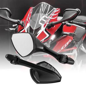오토바이 바이크 백미러 GSX250R 450SR CBR400R 650R 닌자 400 수정 액세서리 카울링 미러
