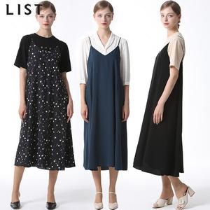 [리스트(LIST)] 슬리브리스 맥시 슬립 원피스 (택가격: 168000원)