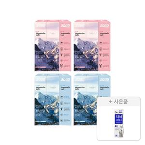 2080 퓨어솔트 치약 핑크 120g, 3입, 2개+크리스탈 120g, 3입, 2개+증정(닥터크리닉 치석 치약 50g, 1개)
